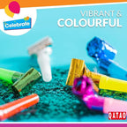 25pcs Party Blowers,Colourful Noisemakers Party Blowouts Squawkers Fringed Noise Maker,Birthday Noisemakers Birthday Blow Horns Party Whistles