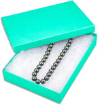 TheDisplayGuys - 25-Pack #53 Kraft Paper Cardboard Gift Boxes/Jewelry Cases w. Cotton Padding & Lid - Teal Green - (5.4" x 3.9" x 1.0")