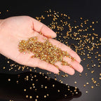 10000 Clear Wedding Table Scatter Confetti Crystals Acrylic Diamonds Rhinestones for Table Centerpiece Decorations Wedding Decorations Bridal Shower Decorations Vase Beads (Gold, 4 MM)