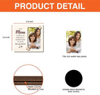 Magnetic Picture Frames - TO MY MOM LOVE YOU FOREVER - Christmas Gift Birthday Gift for Mom - Unique Magnet Photo Frame For Women - Magnetic Frames for Refrigerator, Locker & More