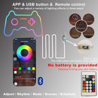 Ineonlife Gamer Neon Sign, Dream Colorful Game Controller Neon Light for Wall, Game Room Decor, USB Powered Gaming Neon Signs with Remote Control Gift for Boys Bedroom