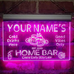 ADVPRO Personalized Your Name Custom Home Bar Beer Established Year Single Color LED Neon Sign 16 x 12 Inches st4s43-p11-tm-p