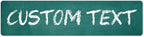 Custom Sign, Custom Street Sign, 11 Font Colors, 13 Font Styles, 4 Hole Options, 22 Sizes, 3x12 Inches, Rust Free DiBound, Fade Resistant, Made in USA by My Sign Center (Chalkboard Green)
