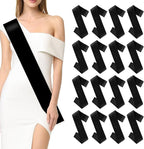 Blank Sash 16 PCS Sashes DIY Satin Sash Chair Sashes Scout Sash President Sash Senior Sash Scout Sash Wedding Party Sash
