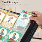 Premium ZiP Trading Cards Binder 9 Pockets, 936 Cards, Large Cards Book Album with Front Window & Lable Pocket, Card Collection Folder for TCG, MTG, Baseball, Football, Soccer and Games Cards