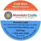Mandala Crafts 20 Gauge Anodized Aluminum Craft Wire for Jewelry Making - 100 FT Colored Flexible Light Green Wire - Bendable for Bonsai Armature Crafting Sculpting
