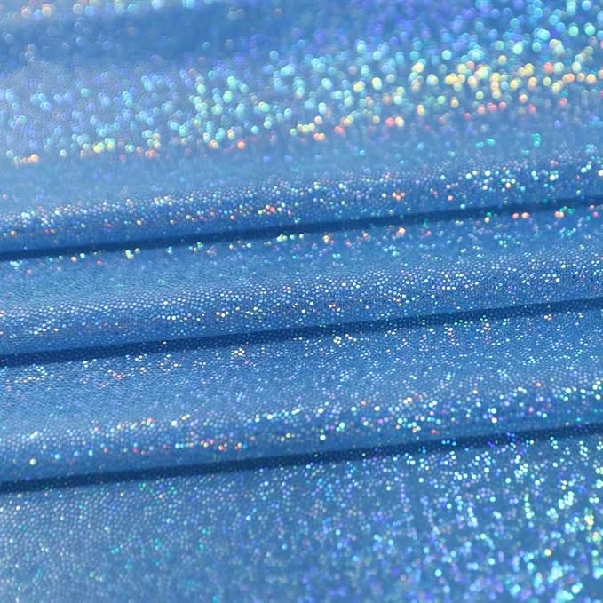 Fitable Sequin Tablecloth for Parties 60x102 Inch - Sparkle Glitter Table Cloth Laser Rectangle Overlay for Wedding Baby Shower Ceremony Birthday Holiday Banquet Decor, Blue