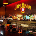 Bar Neon Sign, Jim Beam Whiskey LED Neon Light for Wall Decor, USB Powered Neon Signs, Acrylic Neon Lights for Man Cave, Bedroom, Home Bar, Store, Club, Bistro, Party, Gifts