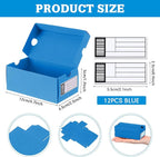 12 Sets Mini Sneaker Boxes for Party Favors Mini Shoe Gifts Boxes 4.7 x 2.5 x 2 Inch Sports Small gift Case with Editable Label for Candies Cookies Snacks