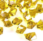 Babenest Acrylic Crushed Ice Rocks, 150 PCS Fake Crystals Plastic Ice Cubes Diamonds Gems for Vase Fillers, Home Decoration, Table Scatter, Event, Wedding, Arts & Crafts (Gold)