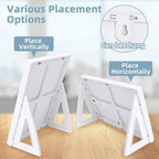 Magnetic Dry Erase Board White Board, 8.3'' x 5.8'', Small Stand-Up or Hangable Desktop Dry Erase White Board, Mini Dry Erase Whiteboard Easel for Desk with One Marker and Two Magnets