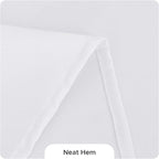 Fitable 10 Pack Rectangle Tablecloths: Stain Resistant Wrinkle Free Fabric Table Clothes, Washable Reusable Polyester Table Covers for Wedding Party Birthday Banquet Reception(White, 70x120 Inch)