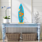 Blulu 4 Pcs Surfboard Decorations for Party Surfboard Beach Signs Welcome to Paradise Sign Tropical Bar Table Centerpieces Endless Summer Wood Decor Flip Flop Letters for Home Decor(Tropical Style)