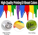 Custom Stickers for Weddings, Birthdays & Businesses - Personalized Labels with Your Logo - Waterproof, Fade and Heat Resistant - Pack of 100-1000 (Wreath B, 3.5 Inch)