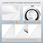 12x10 FT White Backdrop Background for Photography, 100% Polyester Photo Booth Backdrop Foldable Washable White Screen for Portrait Photoshoots Booth Party Video Studio