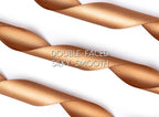 Brown Satin Ribbon 7/8 Inch 50 Yards Double-Faced Polyester Ribbons for Gift Wrapping Crafts Flower Bouquet Wedding Paper Christmas Holiday Decor