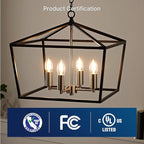 FLSNT 100W Equivalent LED Candelabra Bulbs, 800LM Dimmable LED Chandelier Light Bulbs, 2700K Soft White, E26 Base, 12 Pack UL,CA65 Listed.