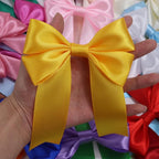 Yellow Solid Satin Ribbon 1-1/2 Inch 25 Yards Solid Polyester Fabric Ribbon for Gift Wrapping Wedding Christmas Baby Shower Birthday Party Decoration Handmade Immortal Flower Craft