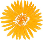 FeelfunFeather 120pcs Golden Yellow Goose Cochettes Feather Natural Bulk 4-6 inch 10-15cm for Wedding Party Christmas Halloween Decorations DIY Crafts