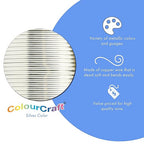 Beadalon ColourCraft Wire, 28 Gauge, Silver Color, 40 yd Spool