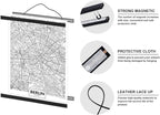12x16 12x18 12x24 Poster Frame, Magnetic Wood Frame Frames for Photo Picture Canvas Artwork Wall Hanging (12", Black)