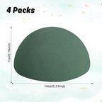 LOKIPA Floral Foam Round, 4 Pack Floral Dry Foam Half Ball for Artificial Plant Floral Arrangement and Wedding and Garden Decorations(5.51x2.76inch)