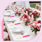 JOHOUSE 12 Pcs Paper Folding Hand Fans, 8.3 Inch Dark Pink Paper Fans Handheld Portable for Wedding, Outdoor Party Favors, Bridal Shower DIY Crafts Photography Prop Pink Party Decorations