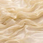 12Pcs Shallow Khaki Cheesecloth Table Runner 120 Inch10FT Champagne Rustic Boho Cheesecloth Table Runnerfor Wedding Party Baby Shower Birthday Home Decor Holiday Decorations