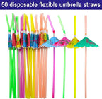 BLUE TOP Cocktail Picks&Umbrella Drink Straws Set-400pcs 4Inch Frill Picks+50pcs 9.5 Inch Drink Straw Umbrella,Cocktail Toothpicks & Straws for Fruit,Appetizers,Club Sandwiches,Drinks.
