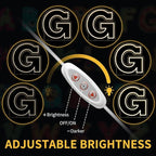 Light Up Letters G, Led Marquee Letter Lights Neon Sign, 13.9" Height Decorative Lighted Alphabet Number, Battery/USB Powered Led Letters Lights for Wedding, Birthday, Party, Christmas or Home Decor