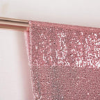 Poise3EHome 2 Panels 2ft x 8ft Fuchsia Pink Sequin Backdrop Curtains for Wedding Party Xmas Decoration