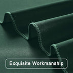 40 ft x 10 ft Wrinkle Free Hunter Green Backdrop Curtain for Parties, Polyester Dark Green Photo Backdrop Drapes 8 Panels 5x10ft for Baby Shower Wedding Birthday Party Photography Curtains