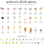 Pet Signature Drink Wedding Signs
