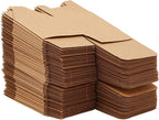 Juvale Bridesmaid Proposal Box - 100 Pack, Brown, 3 x 3 x 3 Inches - Mini Gift Boxes with Lids for Cookie & Candy