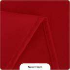 Fitable 8 Pack Round Tablecloths: Stain Resistant Wrinkle Free Circle Table Clothes, Washable Reusable Polyester Table Covers for Wedding Christmas Party Birthday Banquet Reception(Red, 84 Inch)