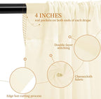 6 Panels Ivory Ceiling Drapes for Wedding 5ftx40ft Ceiling-Drapes Wedding Arch Draping Fabric Cheesecloth Sheer Curtain Romantic Decorations for Party Banquet Ceremony Stage