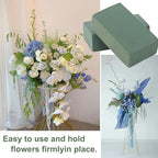 IHDYPPEW 30 PCS Green Floral Foam Blocks, 5.5"L x 3.1"W x 1.7"H Floral Foam for Flower Arrangements, Dry and Wet Florist Foam for Flowers, Flower Foam Bricks for Flowers Business, Outdoor, Weddings