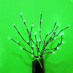 MENCH Branch Lights,3 Pcs Twig Light USB&Battery Powered 8 Flashing Modes by Remote Control.Branch Lights for Indoor, Light Up Decorations for Halloween Day and Christmas,Green