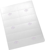 Linked Hearts Printable Place Cards, Lavender (Choose Color), Set of 150 (25 Sheets), Laser & Inkjet Printers - Wedding, Party, Dinner, and Special Events - Made in the USA