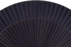 Amajiji 8.27"(21cm) Hand Held Bamboo Silk Folding Fan Hand Fan,Chinese/Japanese Charming Elegant Vintage Retro Style,Women Ladys Girls Best Gifts (Black)