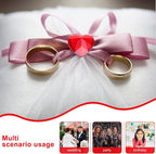HEALLILY 20pcs Glass Red Heart Crystals Rhinestones Diamonds Valentines Day Wedding Table Scatter Confetti Vase Fillers