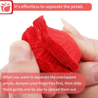 1000 Pcs Artificial Fake Rose Petals,Flower Petals for Romantic Night, Engagement, Party, Wedding, Event Flower Decorations, in Bulk(Red)