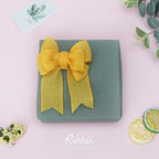 Ribbli Yellow Burlap Wired Ribbon, 1-1/2” Inch x Continuous 20 Yard, Yellow Wired Ribbon for Wreaths,Big Bows,Tree Decoration,Outdoor Decoration