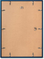 Opposite Wall - 18x24 in - Real Wood Blue Picture Frame - Lightweight, Versatile & Shatterproof - Wall Hanging Poster or Photo Frame - Wall Decor for Office, Gallery & Home