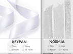 White Satin Ribbon 1-1/2 Inch x 50 Yards Double-Faced Hair Ribbons for Flower Bouquet Wrapping Paper Bows Gift Wedding Invitations Crafts