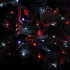 66Ft 200 LED Fairy Lights Plug in, Waterproof String Lights Outdoor & Indoor 8 Modes Christmas Lights Bedroom Decor, Timer Twinkle Lights for Bedroom Party Christmas Decorations (Red and Cool White)