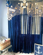ShinyBeauty PHOTOBOOTH Background Best Choice-4FTx7FT-Sequin backdrops, Sequin Fabric,Wedding backdrops,Rust Backdrop,Sequin Curtains,Photography Backdrop (Buy it Now) (4FTx7FT, Navy Blue)