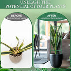 24Pcs Plant Support Stakes, Half Round Plant Stakes for Indoor Plants, Stackable Garden Flower Support, Plant Cages for Tomato,Monstera, Peony, Hydrangea, Climbing Plants