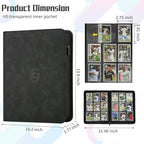 9 Pocket Card Binder,540 Pocket Trading Card Binders,Loading Pocket Collectible Card Album for MTG, TCG, Sport Card, Game Cards Black