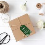Andaz Press 40-Pack Personalized Quinceañera Favor Tags with String, Crown Floral Line Custom Classic Thank You Gift Tags for Quince Años XV 15th Birthday Favor Gifts Quinceanera Decorations